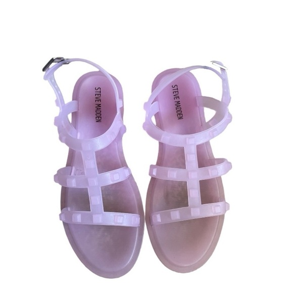 Steve Madden Other - Steve Madden Girls Pink Jellies Sandals Size 2